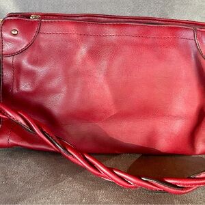 Relic Red Leather Shoulder Bag